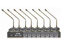 MIC-204  UHF段無線一拖八會議麥克風